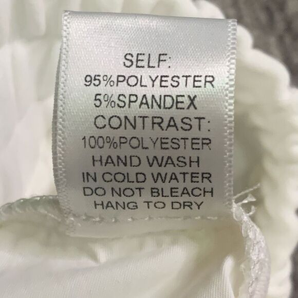 Joh Apparel Womens Large Elastic Waist Jogger Pants White Pockets‎ Stretc… - Picture 4 of 8